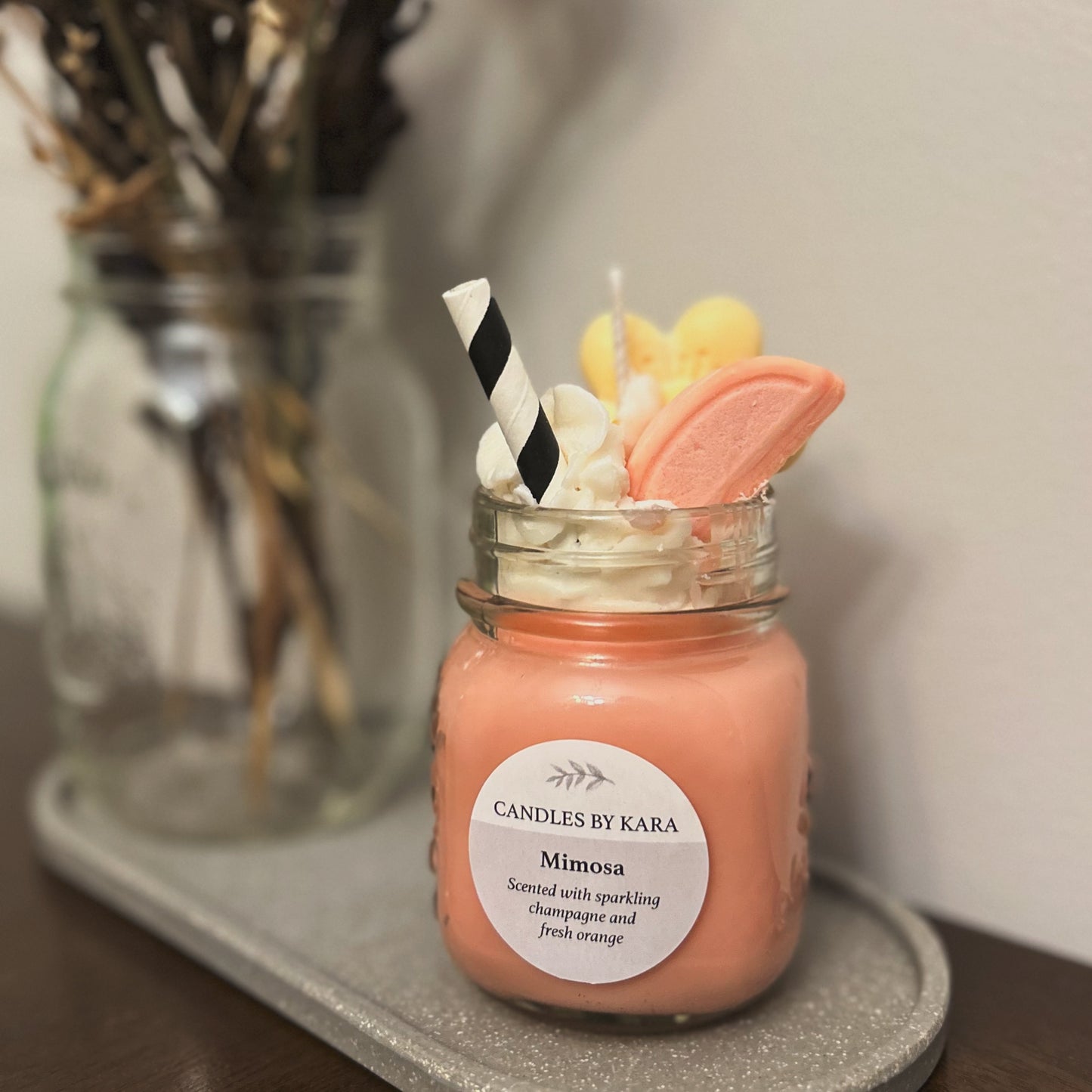 Mimosa Dessert Candle