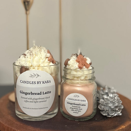 Gingerbread Latte Dessert Candles