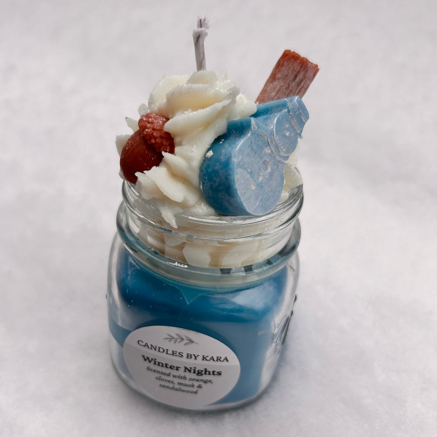 Winter Nights Dessert Candle