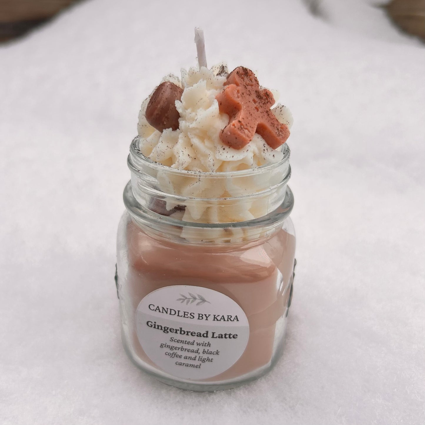 Gingerbread Latte Dessert Candles